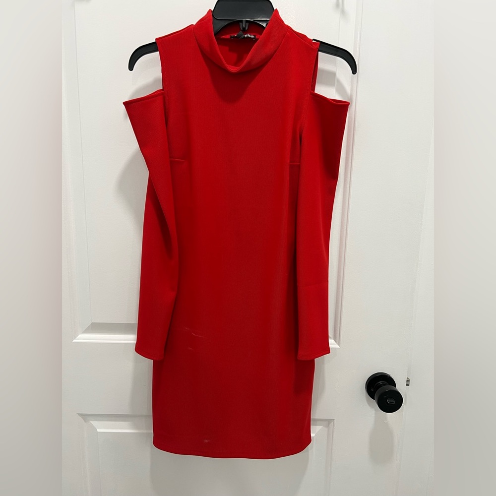 Red Express long sleeve dress size S
